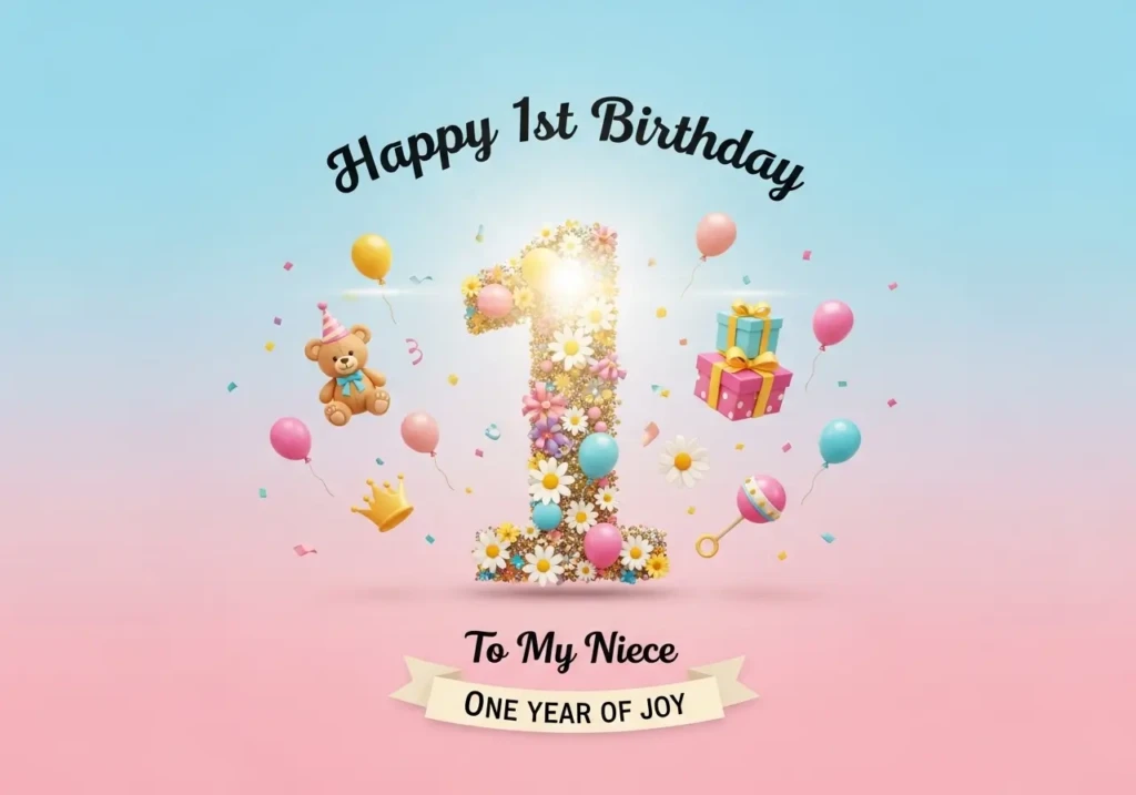 1st Birthday to My Niece