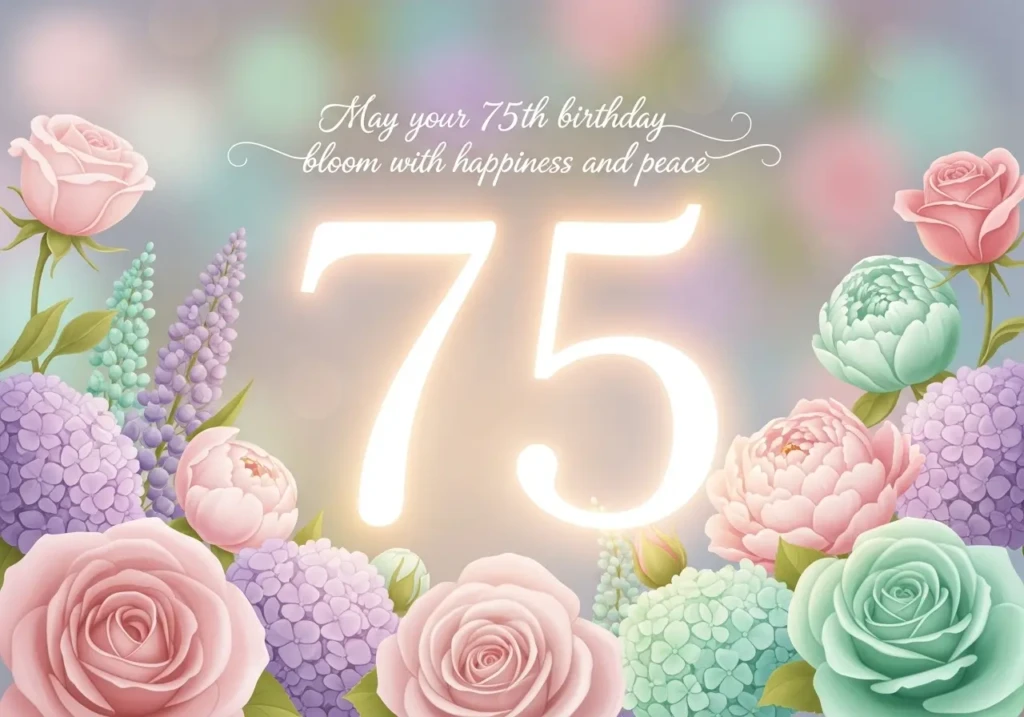 75th birthday wishes