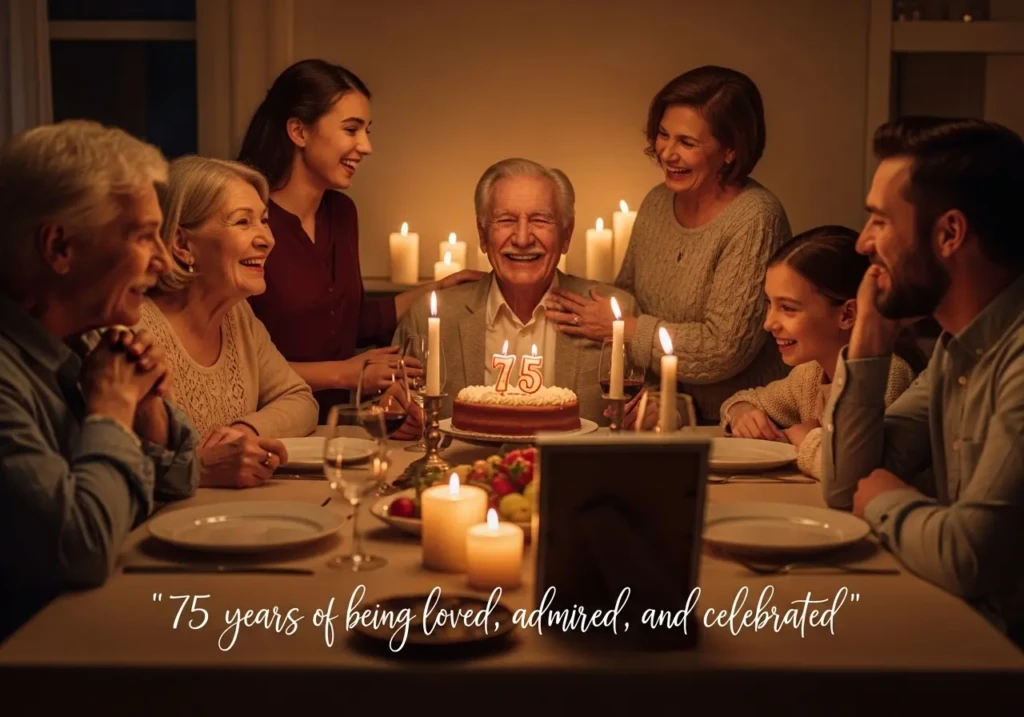 funny 75th Birthday Wishes