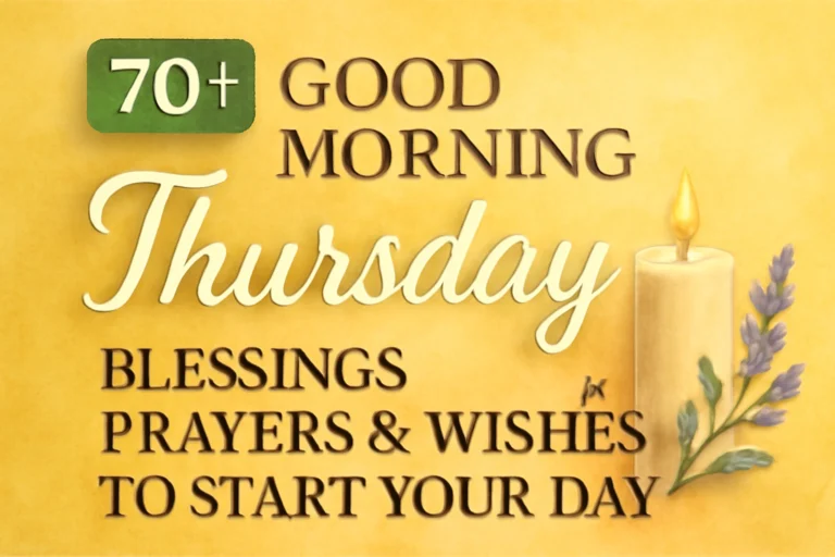 70+ Good Morning Thursday Blessings, Prayers & Wishes to Start Your Day