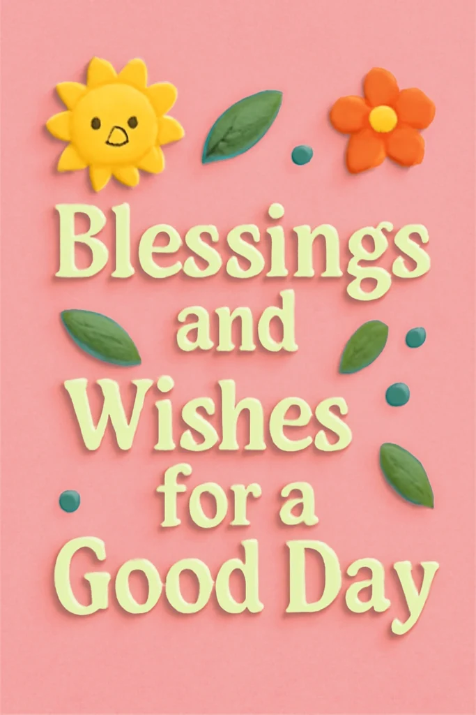 Cute Blessings and Wishes for a Good Day