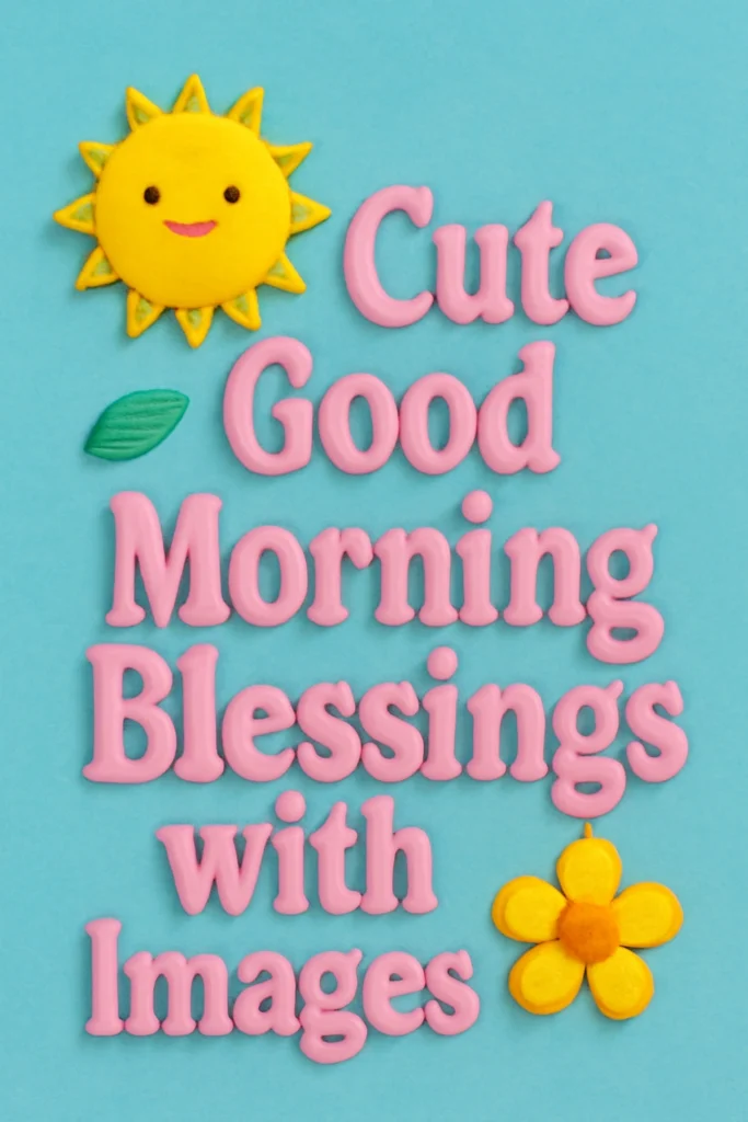 Cute Good Morning Blessings with Images