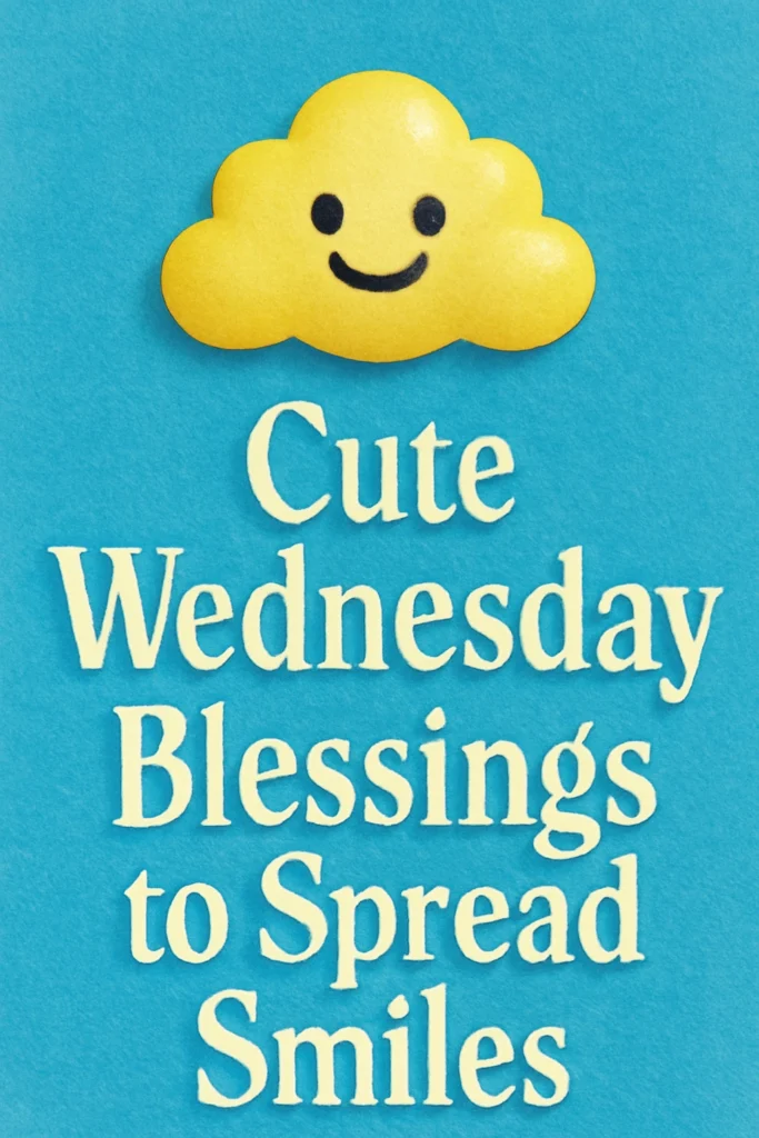 Cute Wednesday Blessings to Spread Smiles