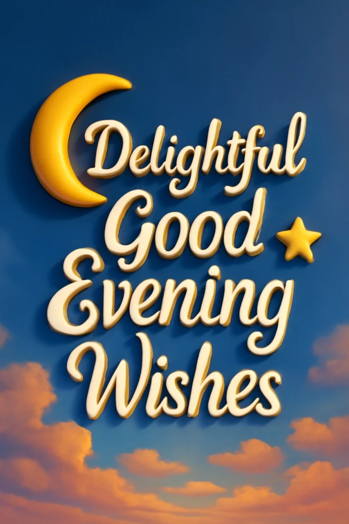 Delightful Good Evening Wishes