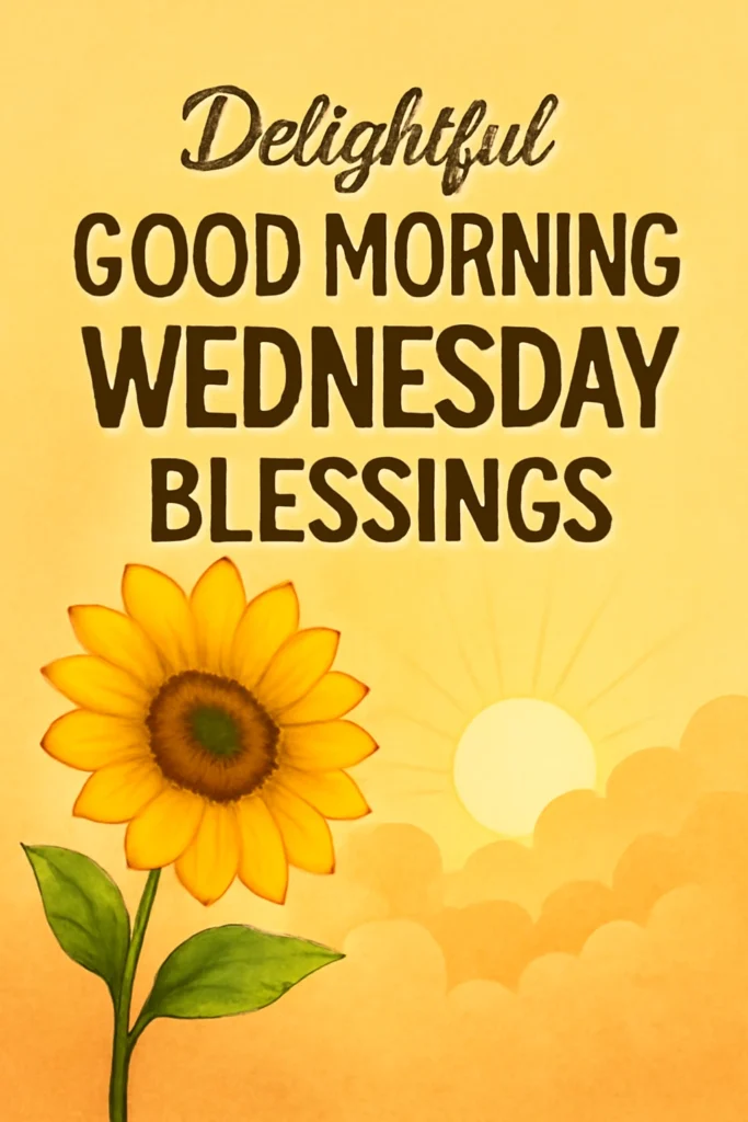 Delightful Good Morning Wednesday Blessings