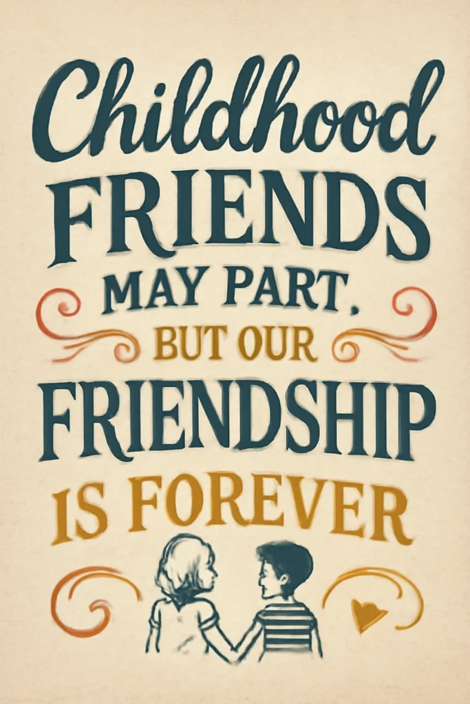 quote about childhood friends