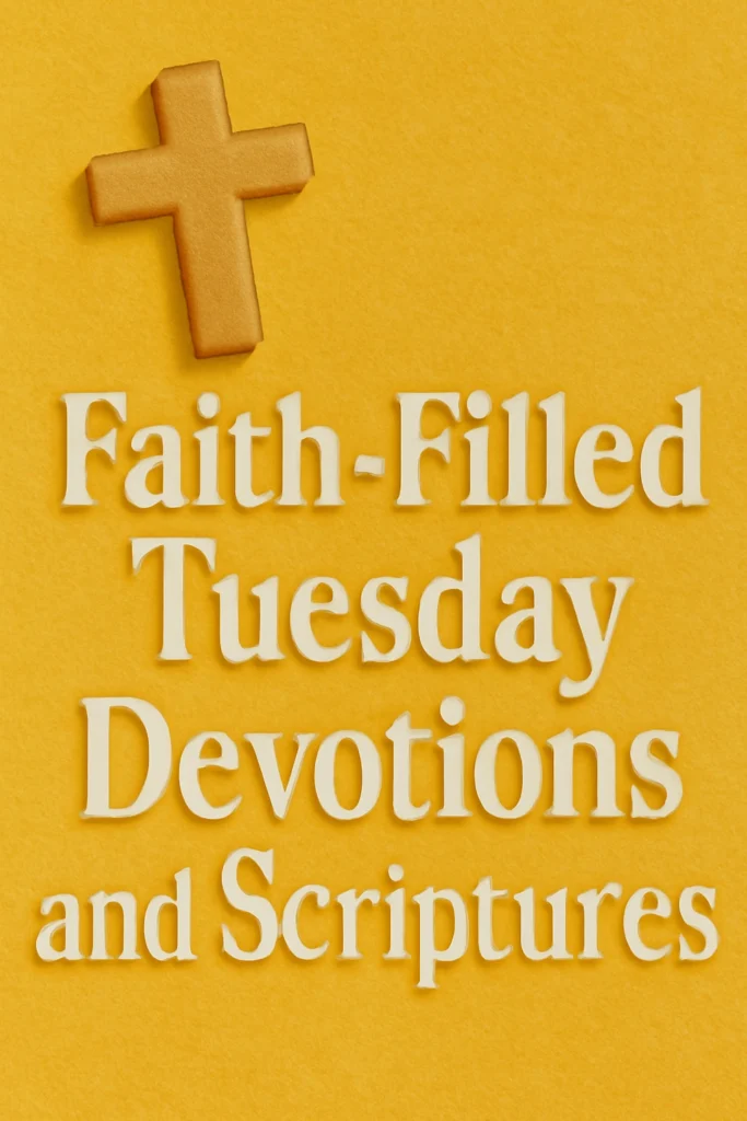 Faith-Filled Tuesday Devotions and Scriptures