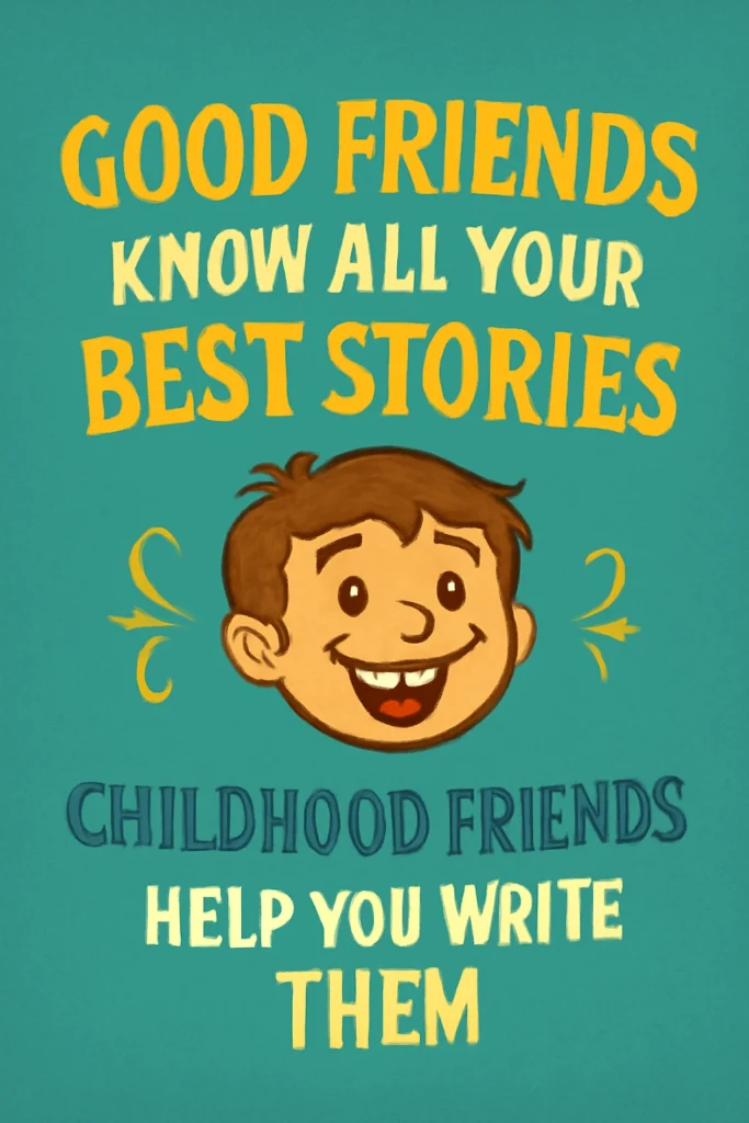 Funny Quotes About Childhood Friends
