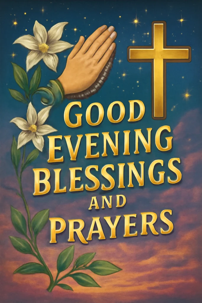Good Evening Blessings and Prayers
