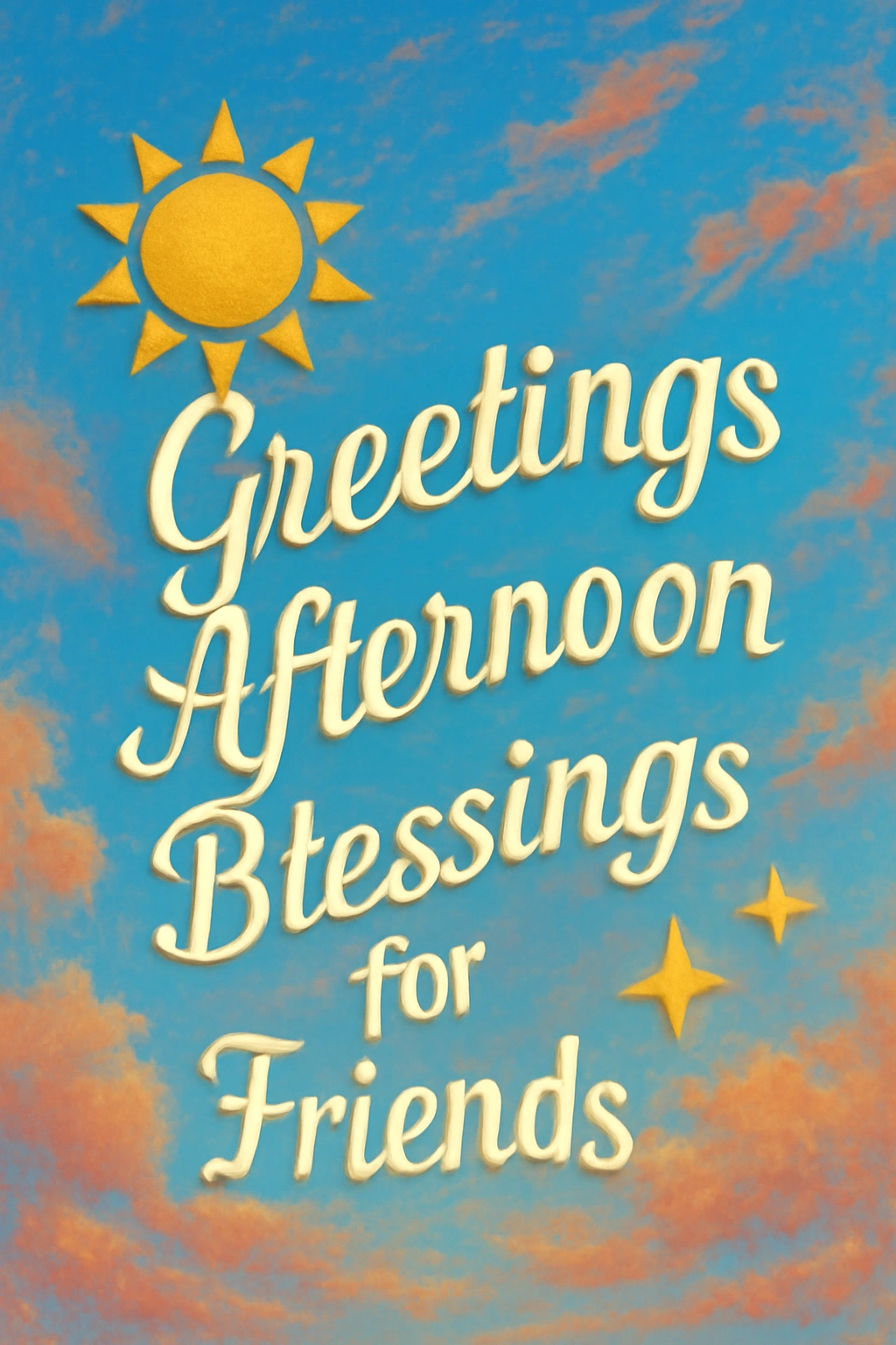 Greetings Afternoon Blessings for Friends
