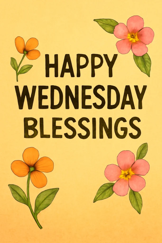 Happy Wednesday Blessings