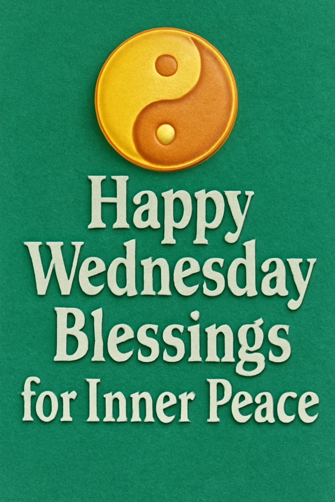 Happy Wednesday Blessings for Inner Peace