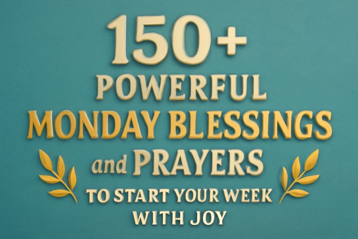 Monday Morning Blessings and Prayers