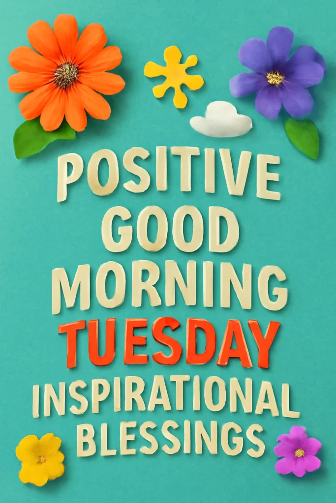 Positive Good Morning Tuesday Inspirational Blessings