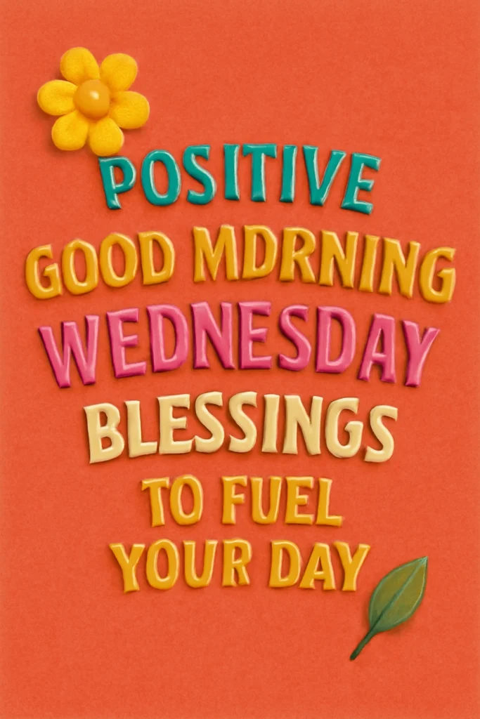 Positive Good Morning Wednesday Blessings to Fuel Your Day