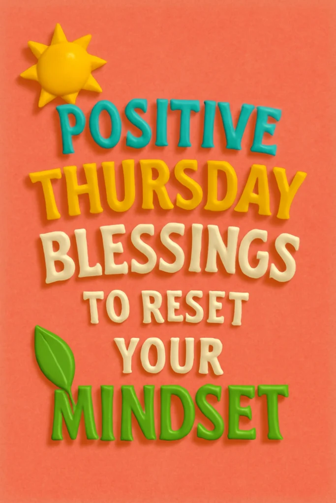 Positive Thursday Morning Blessings to Reset Your Mindset