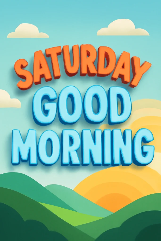 Saturday Good morning Images