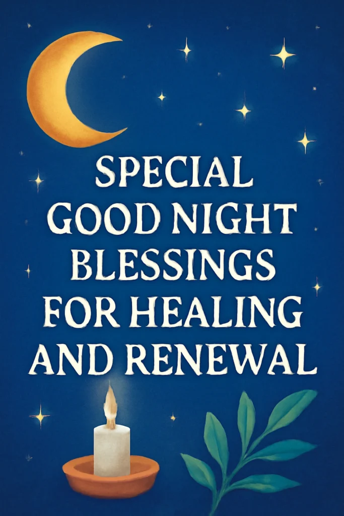 Special Good Night Blessings for Healing and Renewal