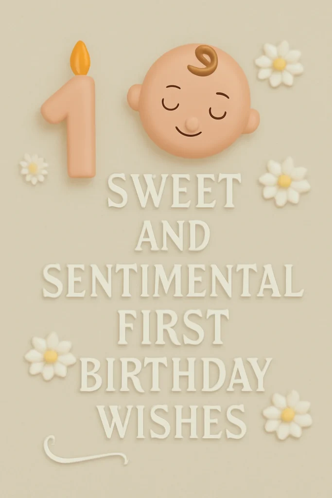 First Birthday Wishes for Baby Boy
