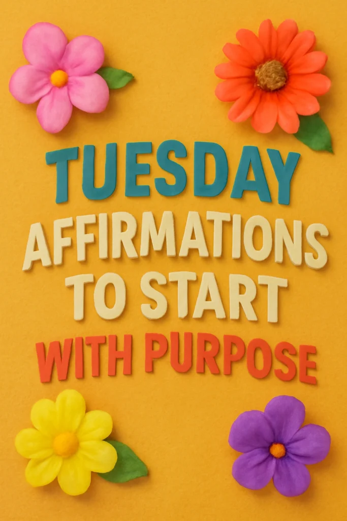 Tuesday Affirmations to Start with Purpose