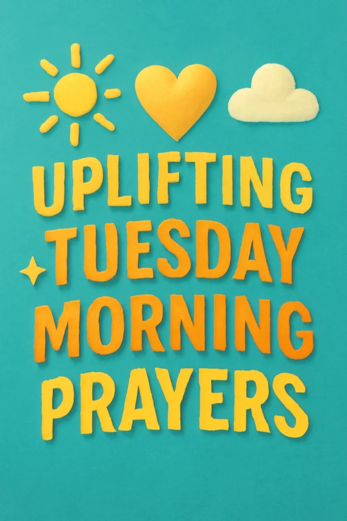 Uplifting Tuesday Morning Prayers