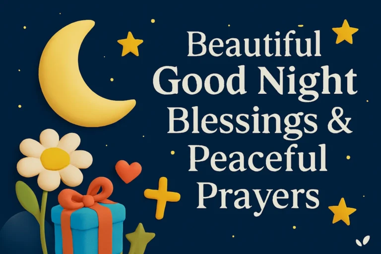 Beautiful Good Night Blessings