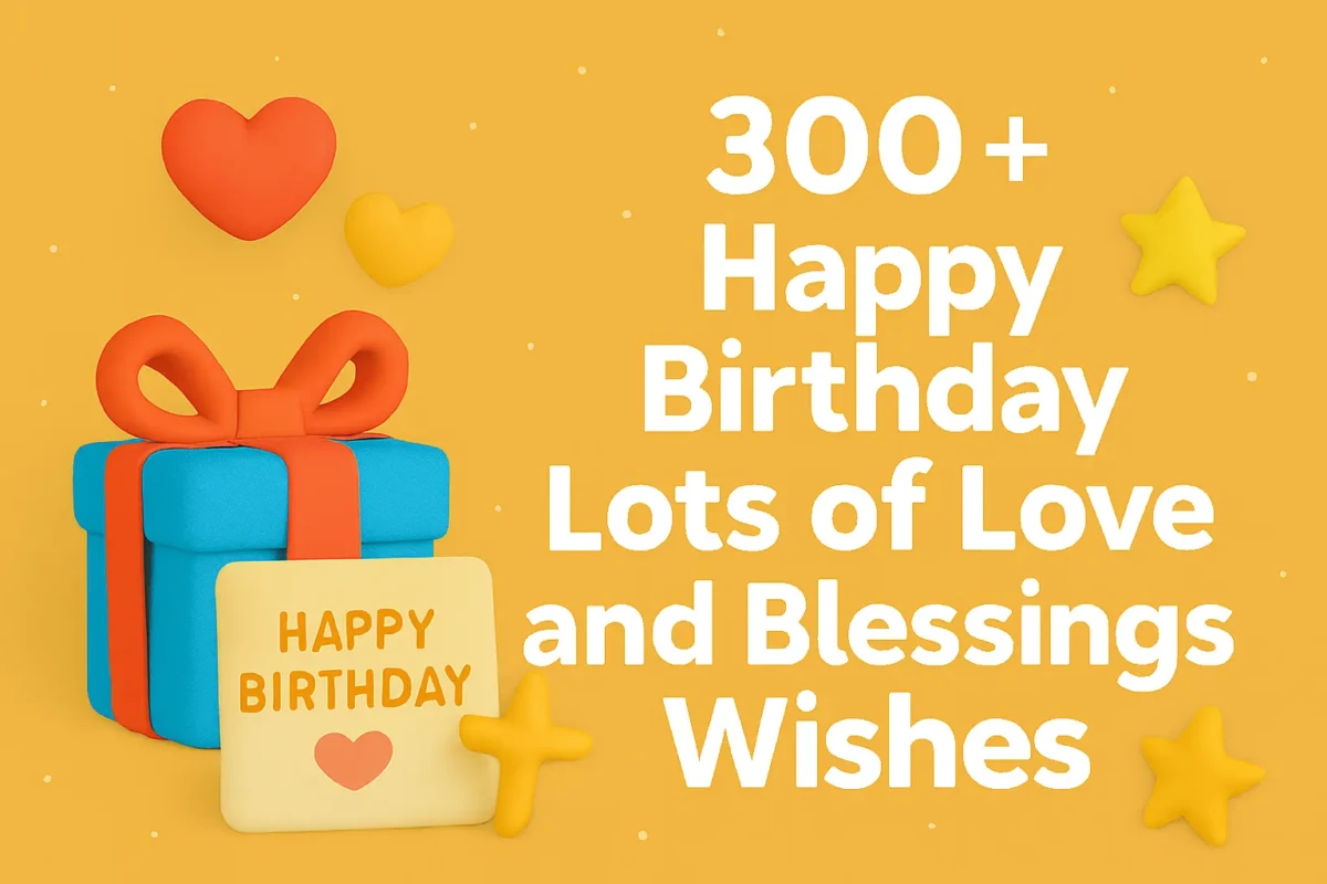 Happy Birthday Lots of Love and Blessings